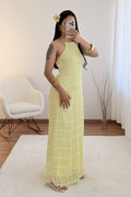 Vestido textura plissada FLAMMODE - lavishiochicvestidoFlammode