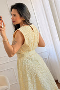 Vestido texturizado com cinto - lavishiochicvestidolavishiochic