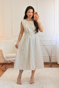 Vestido texturizado com cinto - lavishiochicvestidolavishiochic