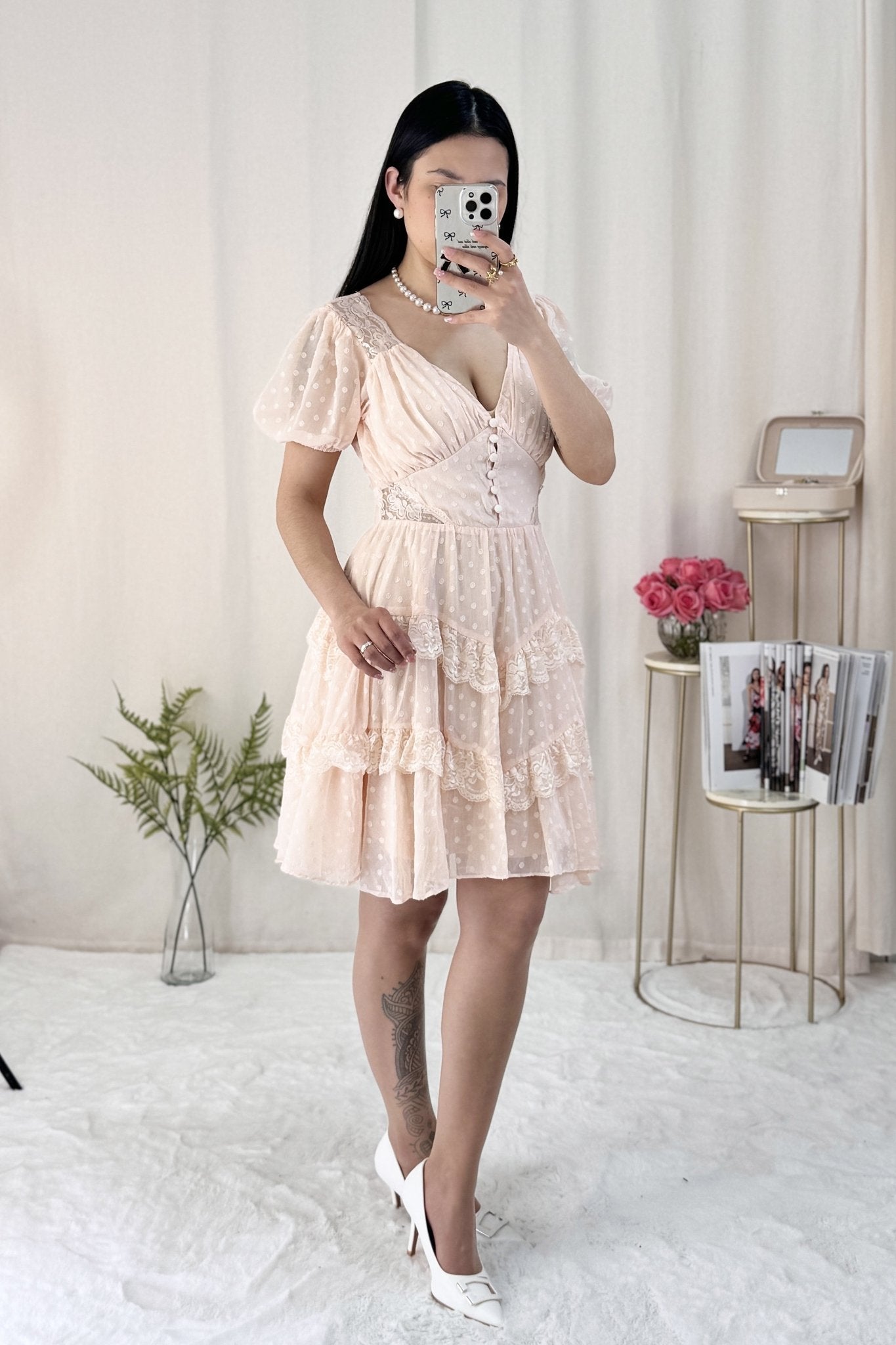 Vestido volumosa - lavishiochicvestidolavishiochic